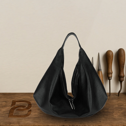 BERK | Hochwertige Leder-Tote-Tasche in Übergröße