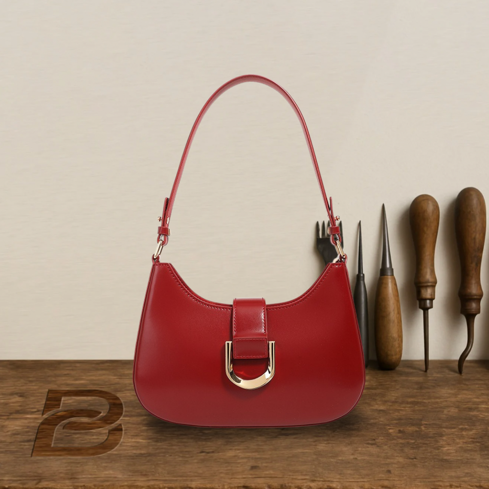 BERK | Stilvolle U-förmige Schnalle Crossbody Handtasche