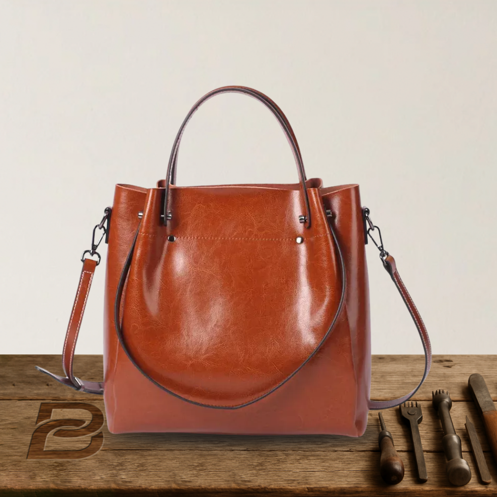 BERK | Elegante Zwei-Wege-Tasche aus echtem Leder
