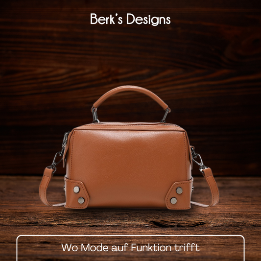 BERK | Kleine, leichte Crossbody-Tasche aus Leder