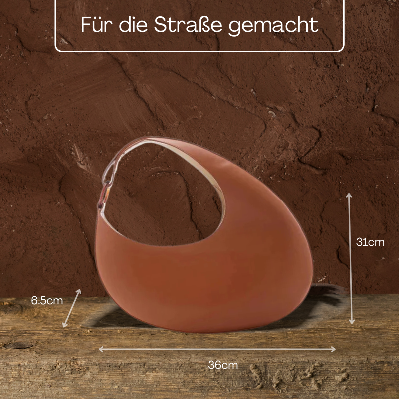 BERK | Schlichte einfarbige Hobo-Tasche