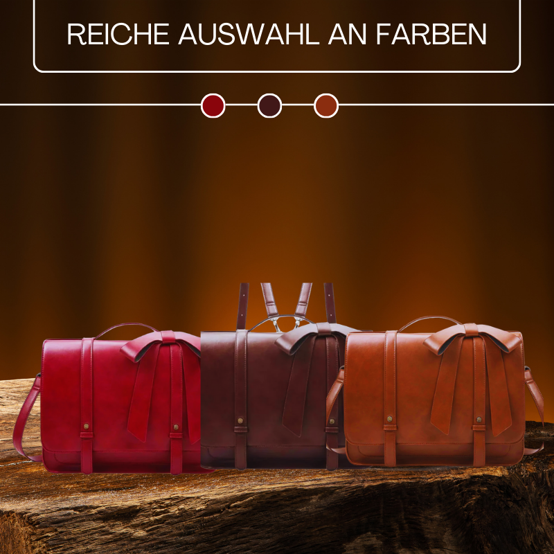 BERK | Vintage Satchel mit Schleife und Kussmund